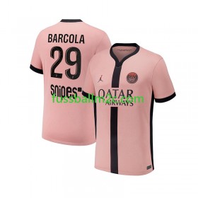 Fußballtrikots Paris Saint-Germain Bradley Barcola 29 Ausweich Trikotsatz 2024-2025